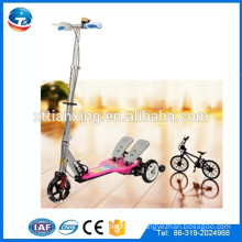 Scooter de empuje barato de nuevo producto con tres ruedas grandes pro kick niños scooter de equilibrio con ruedas de goma para la venta